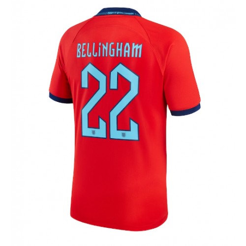 Dres Engleska Jude Bellingham #22 Gostujuci SP 2022 Kratak Rukav